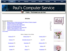 Tablet Screenshot of paulscomputerservice.net